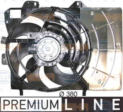 Ventilador, refrigeração do motor