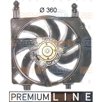 Ventilador, refrigeração do motor
