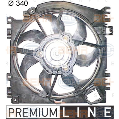 Ventilador, refrigeração do motor
