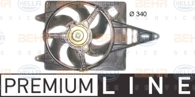 Ventilador, refrigeração do motor