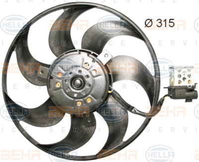 Ventilador, refrigeração do motor