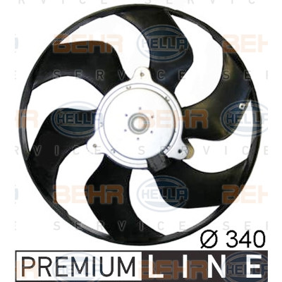 Ventilador, refrigeração do motor