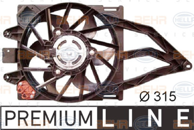 Ventilador, refrigeração do motor