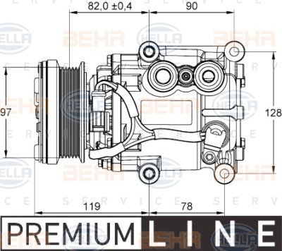 Compressor, ar condicionado