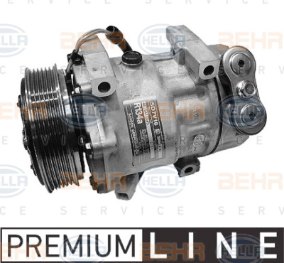 Compressor, ar condicionado BEHR HELLA SERVICE 8FK 351 127-371
