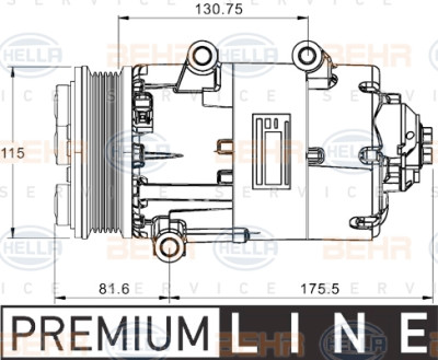 Compressor, ar condicionado