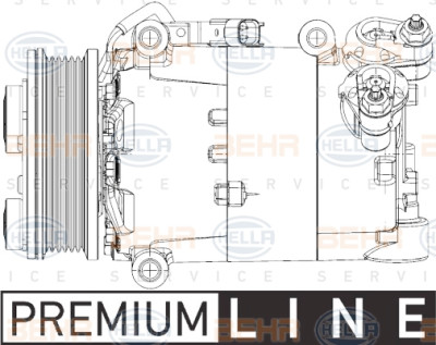 Compressor, ar condicionado