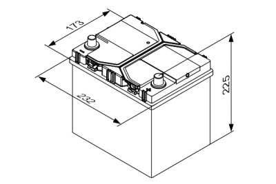 Bateria BOSCH 0 092 S4E 400