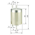 Filtro de combustível BOSCH 0 450 915 003