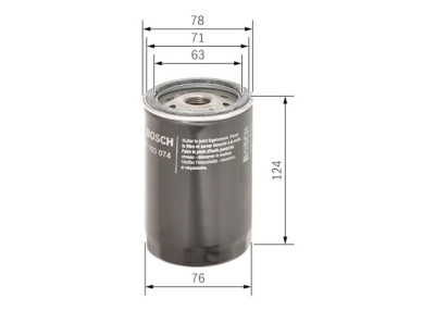 Filtro de óleo BOSCH 0 451 103 074