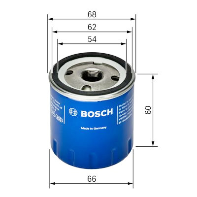 Filtro de óleo BOSCH 0 451 104 025
