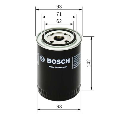 Filtro de óleo BOSCH 0 451 203 005
