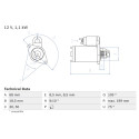 Motor de partida BOSCH 0 986 020 870
