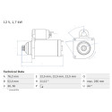 Motor de partida BOSCH 0 986 024 100