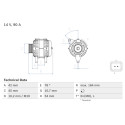 Alternador BOSCH 0 986 082 810