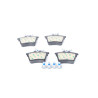 Jogo de 4 pastilhas de freio BOSCH 0 986 494 095