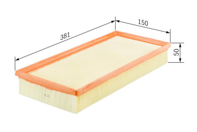 Filtro de ar BOSCH 1 457 429 785