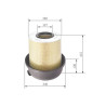 Filtro de ar BOSCH 1 457 433 730