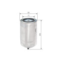 Filtro de combustível BOSCH 1 457 434 402