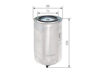 Filtro de combustível BOSCH 1 457 434 402