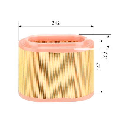 Filtro de ar BOSCH 1 987 429 109