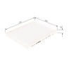 Filtro de ar de cabine BOSCH 1 987 432 253