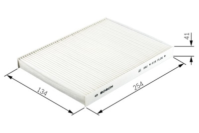 Filtro de ar de cabine BOSCH 1 987 432 309