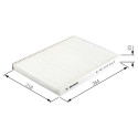 Filtro de ar de cabine BOSCH 1 987 432 488
