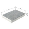 Filtro de ar de cabine BOSCH 1 987 432 538