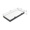 Filtro de ar de cabine BOSCH 1 987 435 063