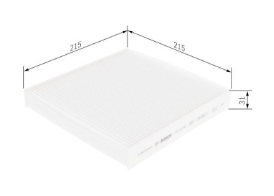 Filtro de ar de cabine BOSCH 1 987 435 069