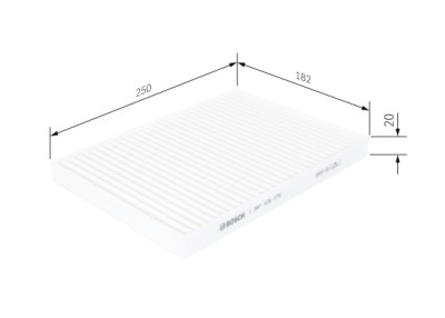 Filtro de ar de cabine BOSCH 1 987 435 075