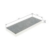 Filtro de ar de cabine BOSCH 1 987 435 555