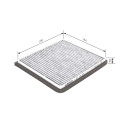 Filtro de ar de cabine BOSCH 1 987 435 563