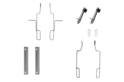 Kit de acessórios, pastilhas de travão