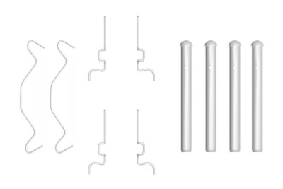Kit de acessórios, pastilhas de travão