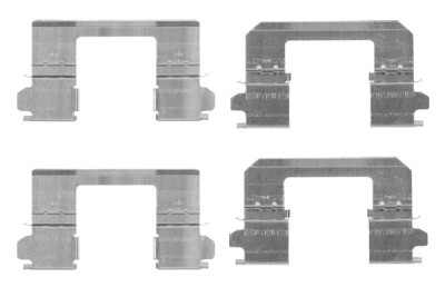 Kit de acessórios, pastilhas de travão