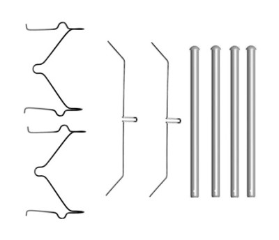 Kit de acessórios, pastilhas de travão