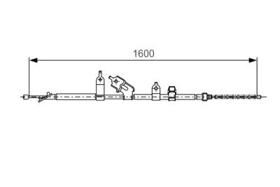 Cabo de aço, travão de estacionamento