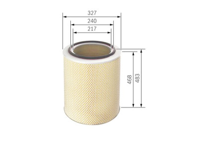 Filtro de ar BOSCH F 026 400 078