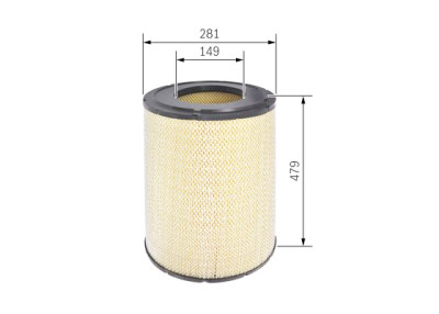 Filtro de ar BOSCH F 026 400 087