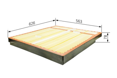 Filtro de ar BOSCH F 026 400 094