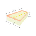 Filtro de ar BOSCH F 026 400 139