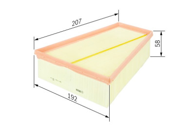 Filtro de ar BOSCH F 026 400 139