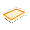 Filtro de ar BOSCH F 026 400 202