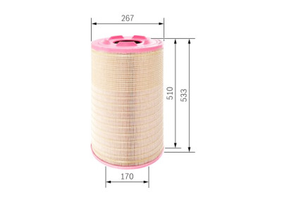 Filtro de ar BOSCH F 026 400 248
