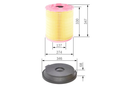 Filtro de ar BOSCH F 026 400 288