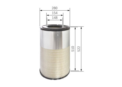Filtro de ar BOSCH F 026 400 314