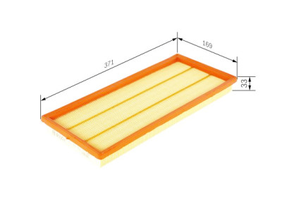 Filtro de ar BOSCH F 026 400 326