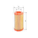 Filtro de ar BOSCH F 026 400 371